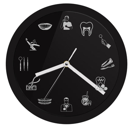 Svítící hodiny pro zubaře do ordinace
