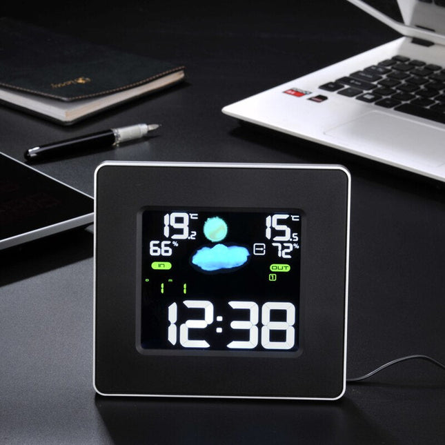 Multifunkční digitální budík s meteostanicí