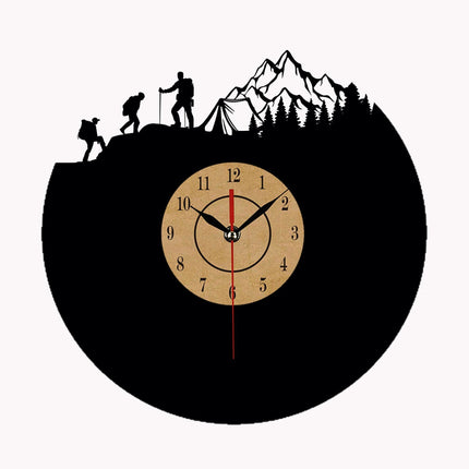 Vinylové hodiny pro horolezce a lezce