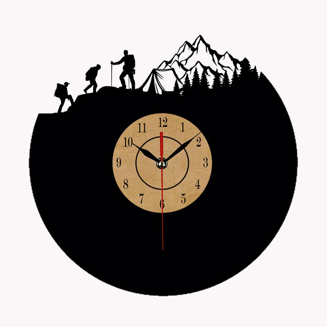Vinylové hodiny pro horolezce a lezce