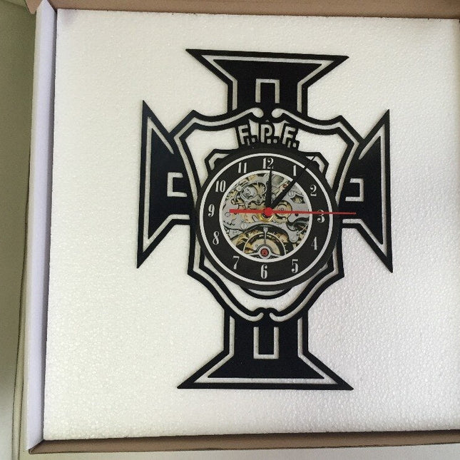 Vinylové hodiny fotbalový znak Portugalska