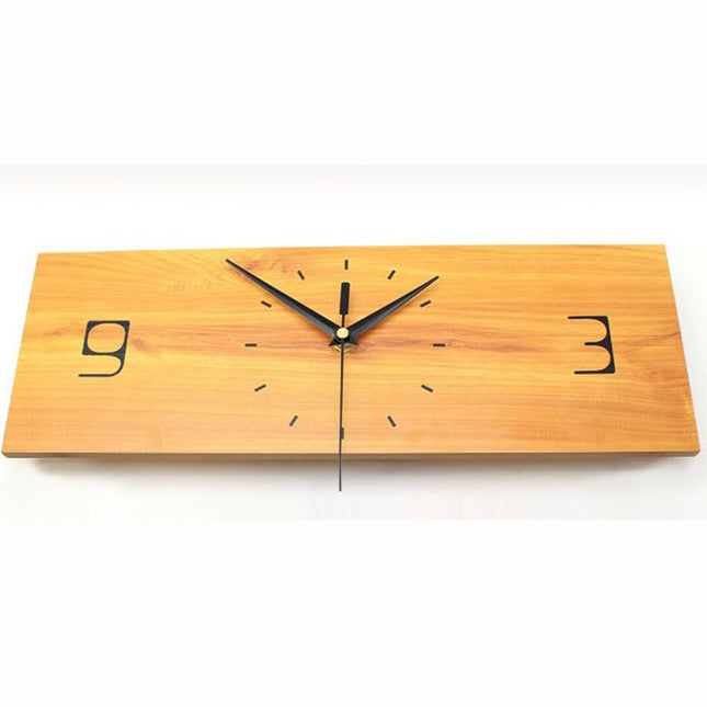 Minimalistické hodiny na zeď s ptáčky