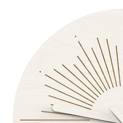 Designové nástěnné hodiny ve tvaru slunce