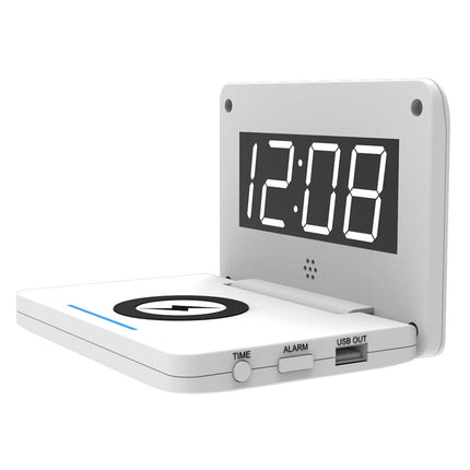 Digitální budík s bezdrátovou nabíječkou