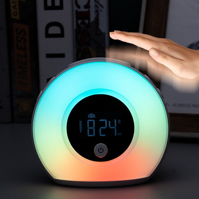 Dotykový světelný digitální budík RGB