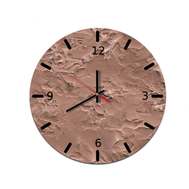 Dřevěné nástěnné hodiny včelí plástev