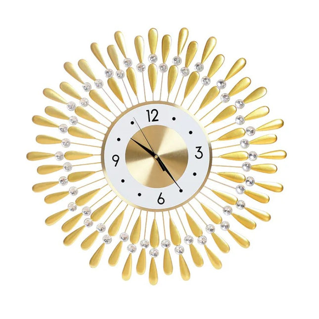 Nástěnné hodiny ve tvaru slunce