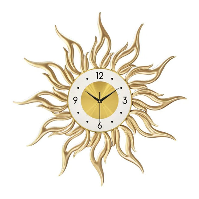 Nástěnné hodiny ve tvaru slunce