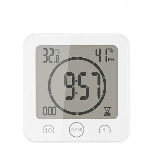 Vodotěsné digitální hodiny do koupelny