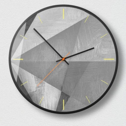 Futuristické hodiny s geometrickým designem