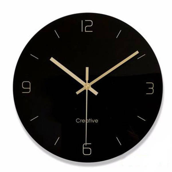 Moderní minimalistické nástěnné hodiny bez rámu