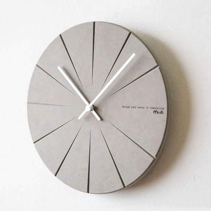 Minimalistické nástěnné hodiny design terč