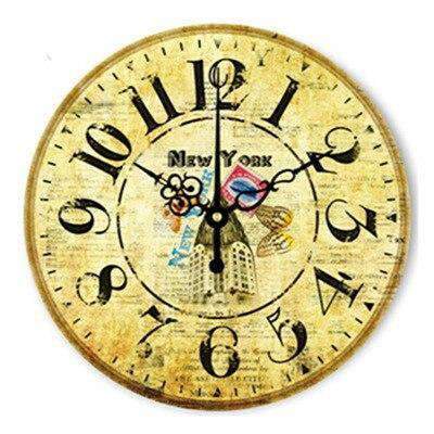 Industriální vintage hodiny New York