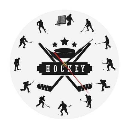 Nástěnné hodiny pro hokejisty s logem