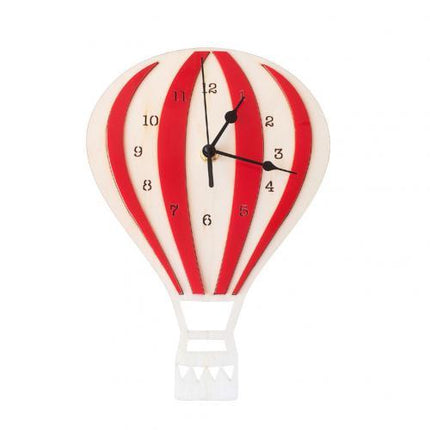 Dětské nástěnné hodiny horkovzdušný balón