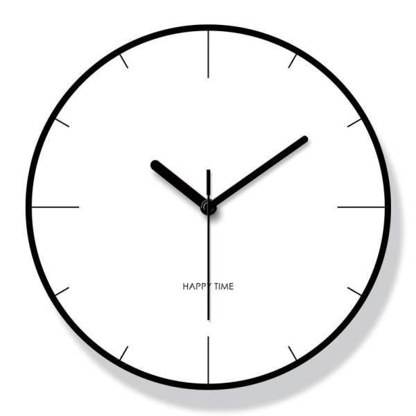 Tiché minimalistické hodiny do obývacího pokoje