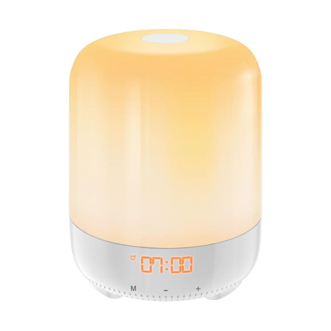 Stolní lampa s digitálním budíkem